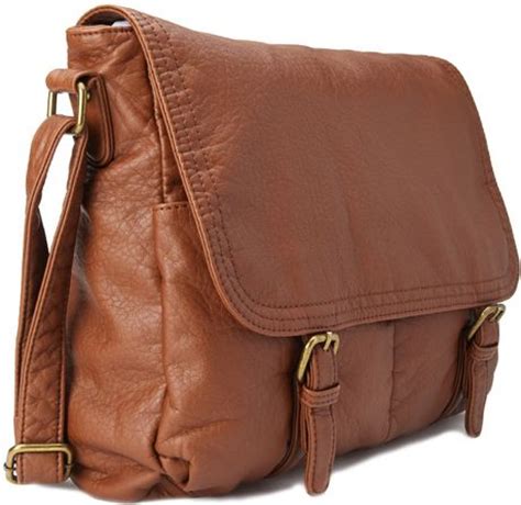 target fake leather messenger bag brown|Fake Leather Messenger Bag .